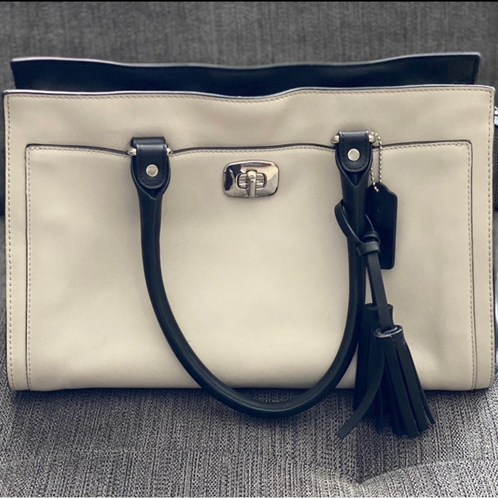 Coach Legacy Black and White